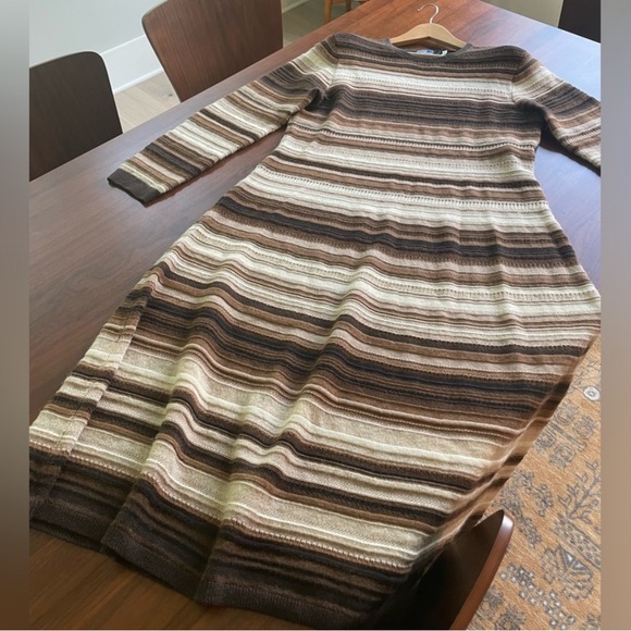 Polo Ralph Lauren Striped Wool-Blend Jumper Dress XXL - Picture 4 of 12